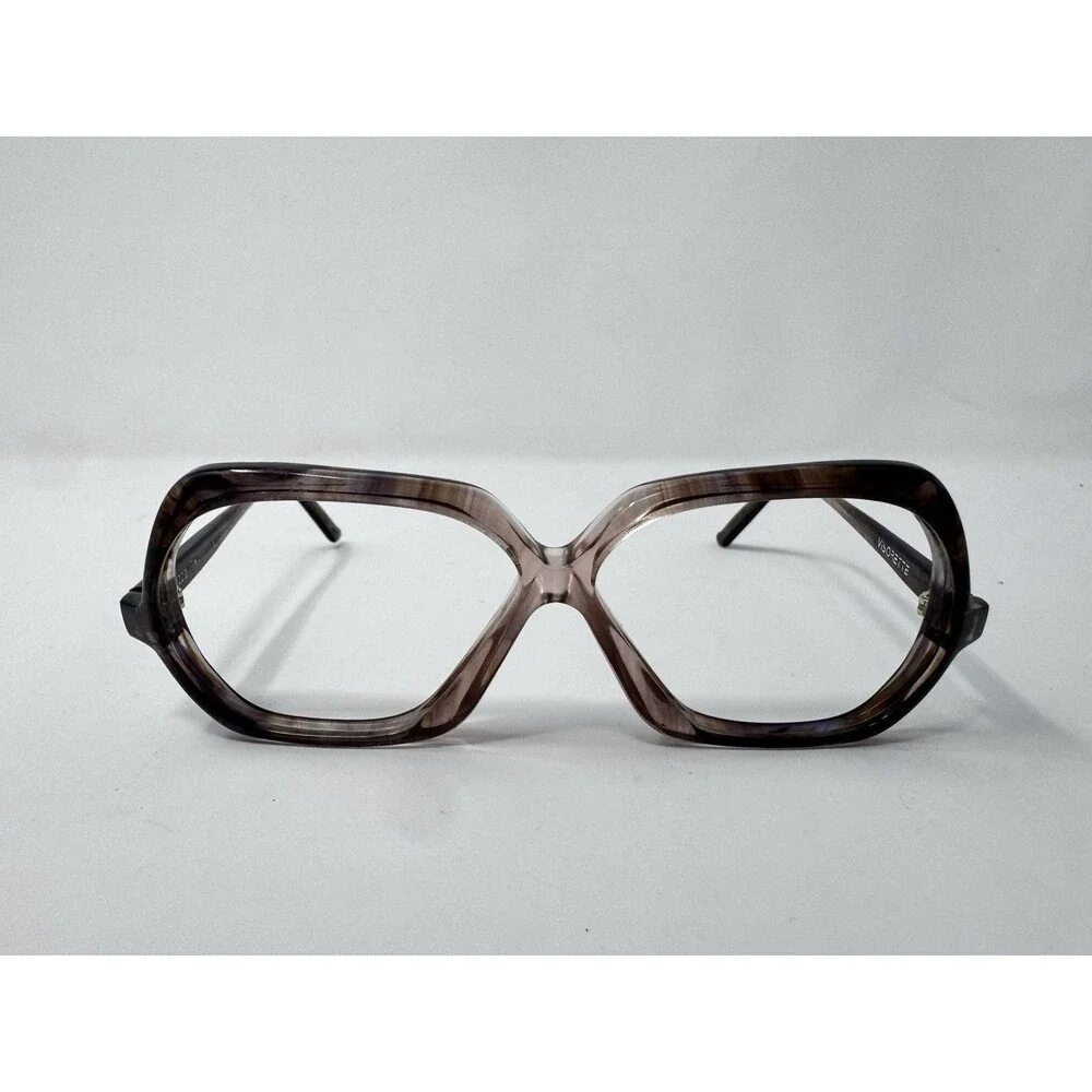 Visorette Lozza Italy Vintage Eyeglass Frames Pink Brown Fade NOS 52-20-145
